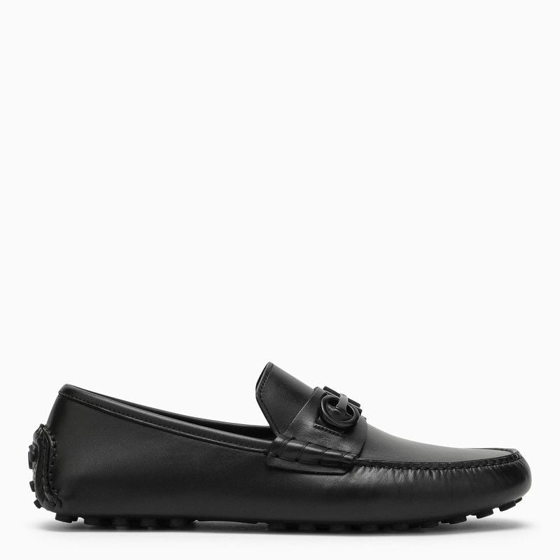 FERRAGAMO Multicolor Gancini Hook Moccasins for Men - SS24 Collection