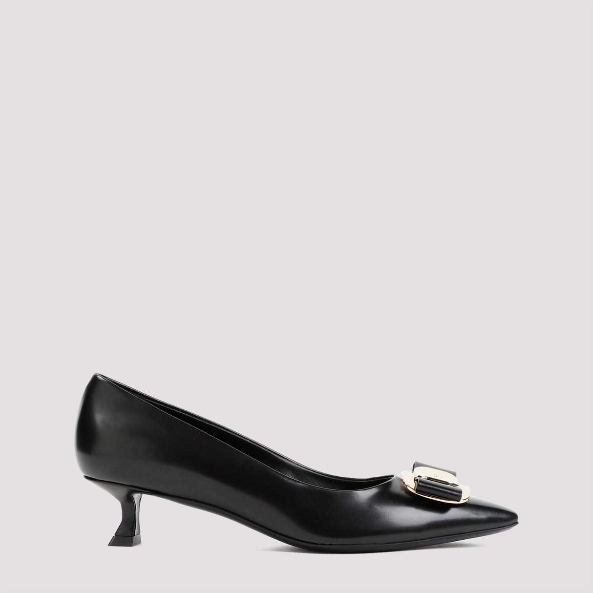 时尚女士黑色高跟鞋-4厘米鞋跟-SS24系列