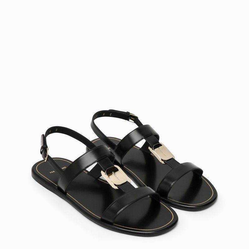 Dép sandal Capri đen cho phụ nữ