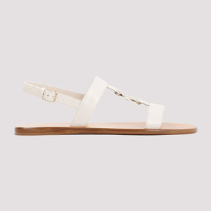 Giày Sandal Da Cừu Beige Cho Nữ