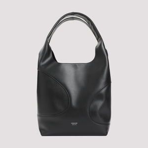 FERRAGAMO Black Cut Out Shopping Handbag - SS24 Collection