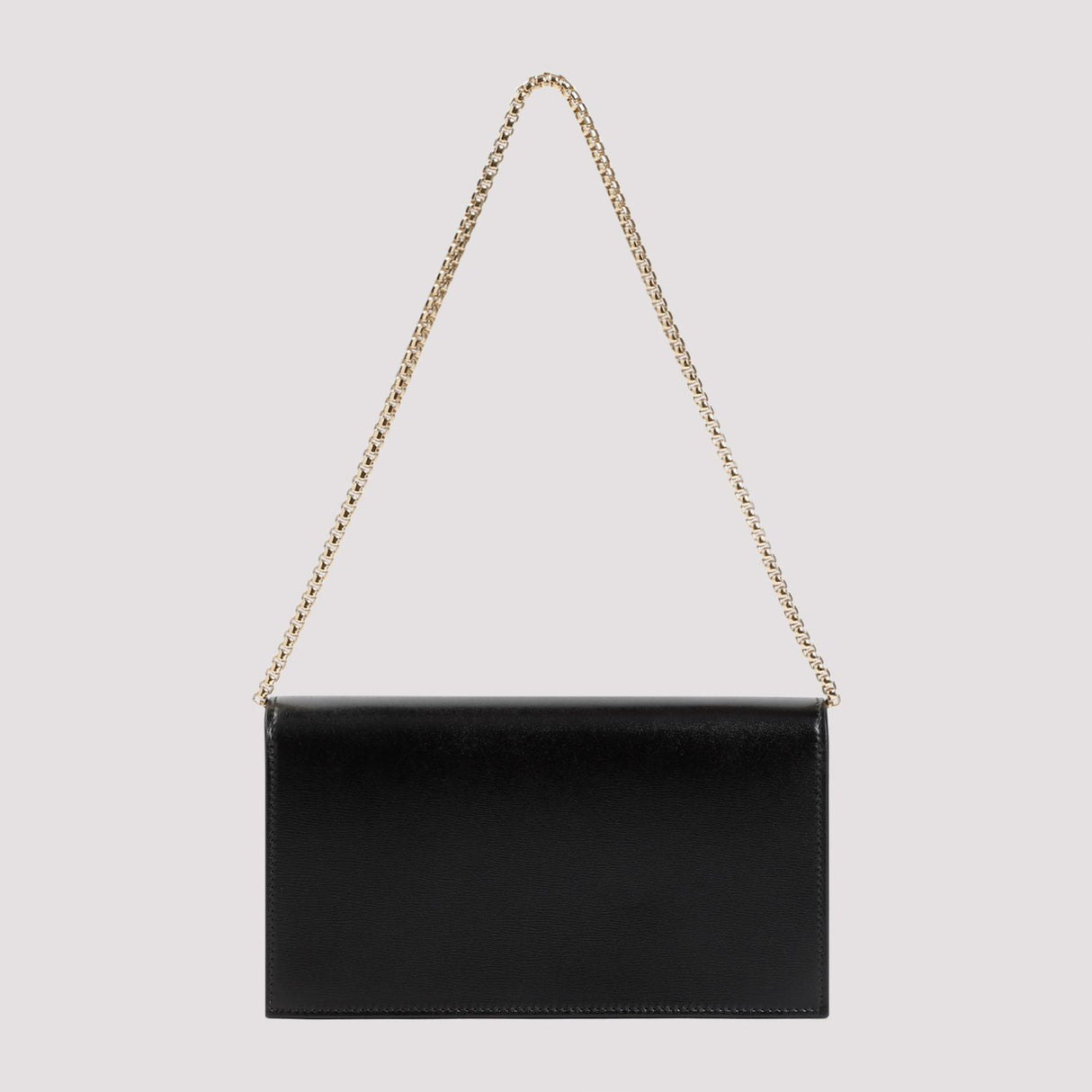 FERRAGAMO Black Leather Mini Shoulder Bag - 100% Calfskin Crossbody, 20.5cm x 11.5cm x 5cm - Women's SS24 Collection