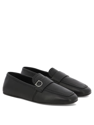 أحذية لوفرات جلدية سوداء للرجال - مجموعة SS24