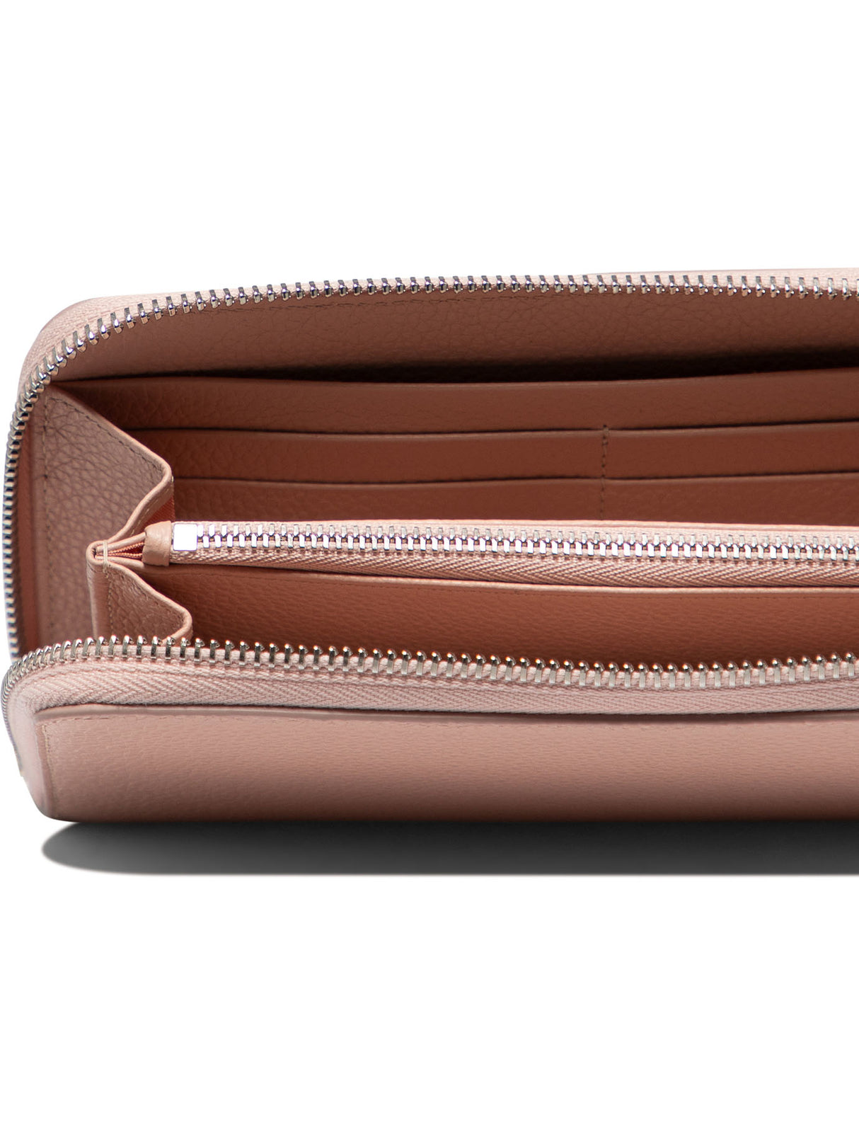 FERRAGAMO Gancini Hook Leather Wallet - Pink