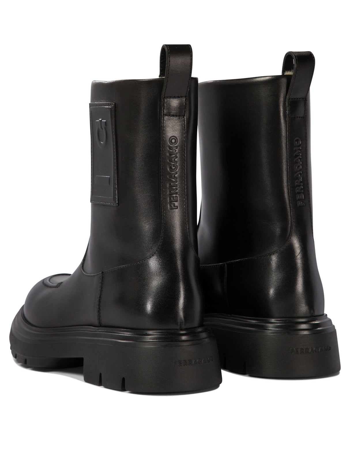 FERRAGAMO Elegant Mini Shearling-Lined Ankle Boots