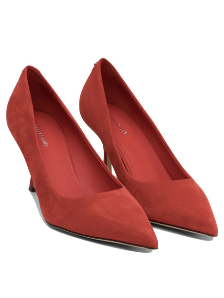 Ferragamo Classic Suede Pumps for Women