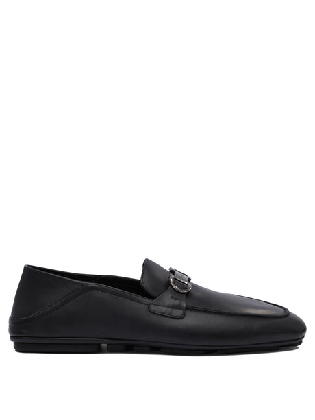 Ferragamo Men's 100% Leather Loafers & Slippers