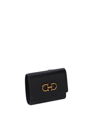 Ferragamo Mini Luxe Leather Wallet and Card Holder