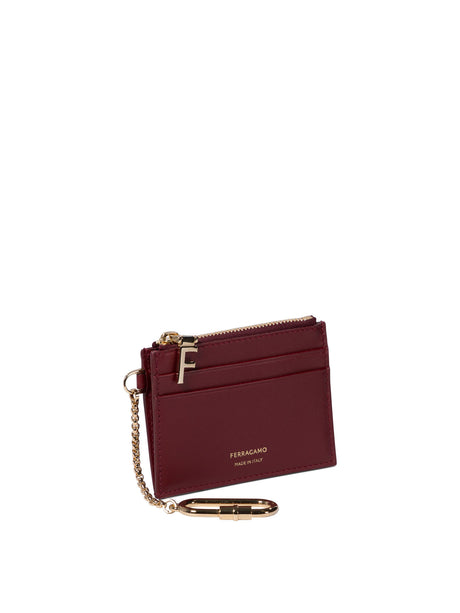 Ferragamo Mini Leather Wallet and Card Holder