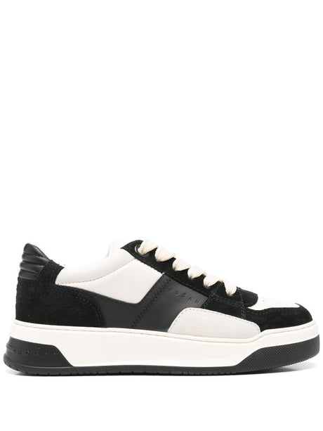 HOGAN Luxe Leather Lace-Up Sneakers for Women