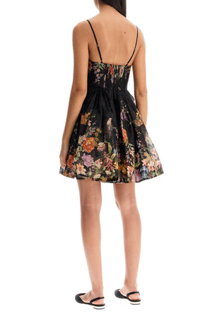 ZIMMERMANN Mini Floral A-Line Dress