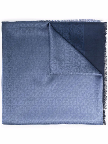 Ferragamo Dégradé Effect Gancini Hook Scarf - 140 x 140 cm