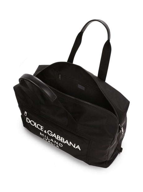 DOLCE & GABBANA Chic Nylon Holdall Bag - 50 x 24 x 23 cm