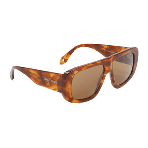 棕色不規則形狀太陽眼鏡 - FW23專屬款