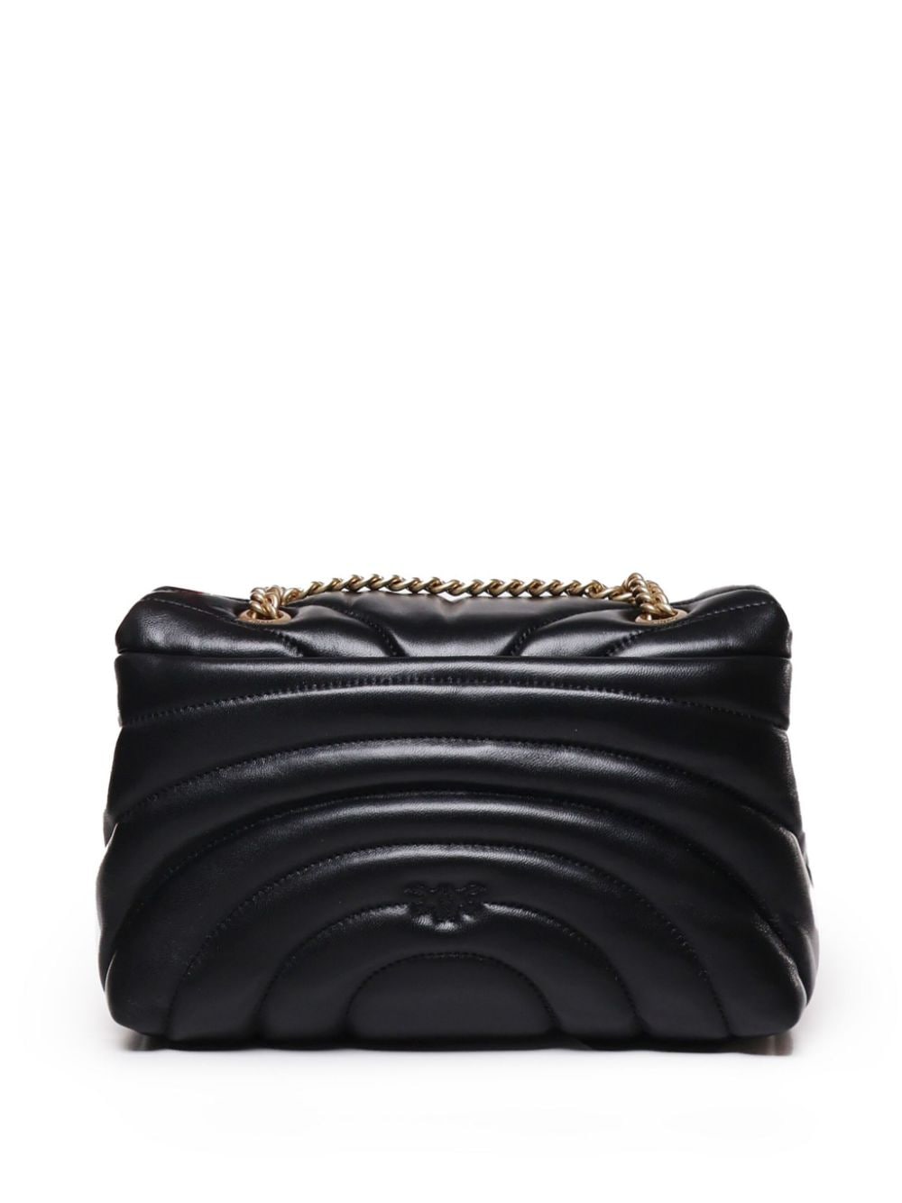 PINKO Quilted Leather Handbag with Signature Buckle