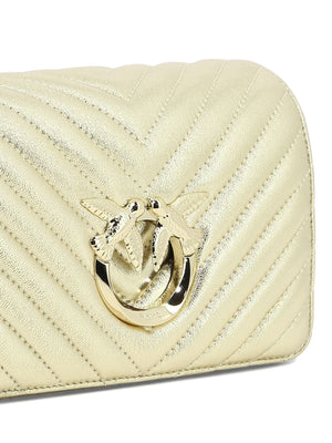 PINKO Stunning 24SS Women's Gold Shoulder Bag