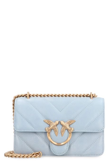 PINKO Mini Quilted Leather Crossbody Handbag