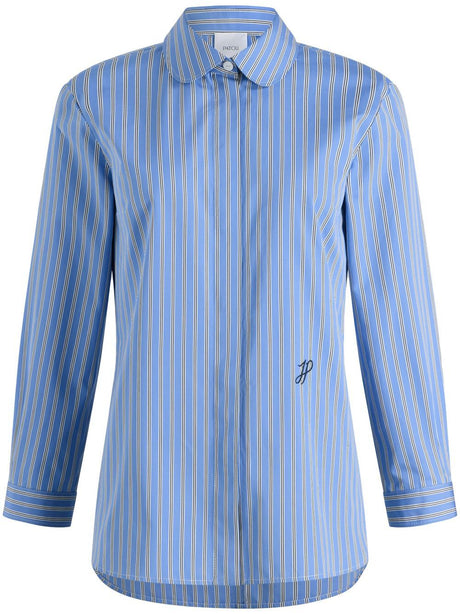 PATOU Fitted Striped Poplin Shirt