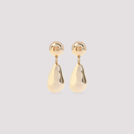 DOLCE & GABBANA Elegant Drop Clip Earrings