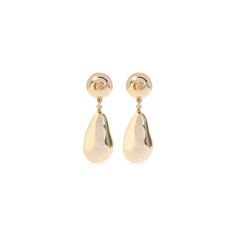 DOLCE & GABBANA Elegant Drop Clip Earrings