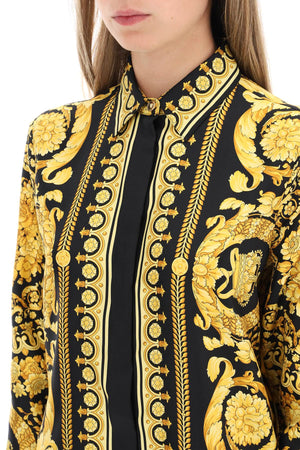 Baroque Pattern Silk Shirt - FW23