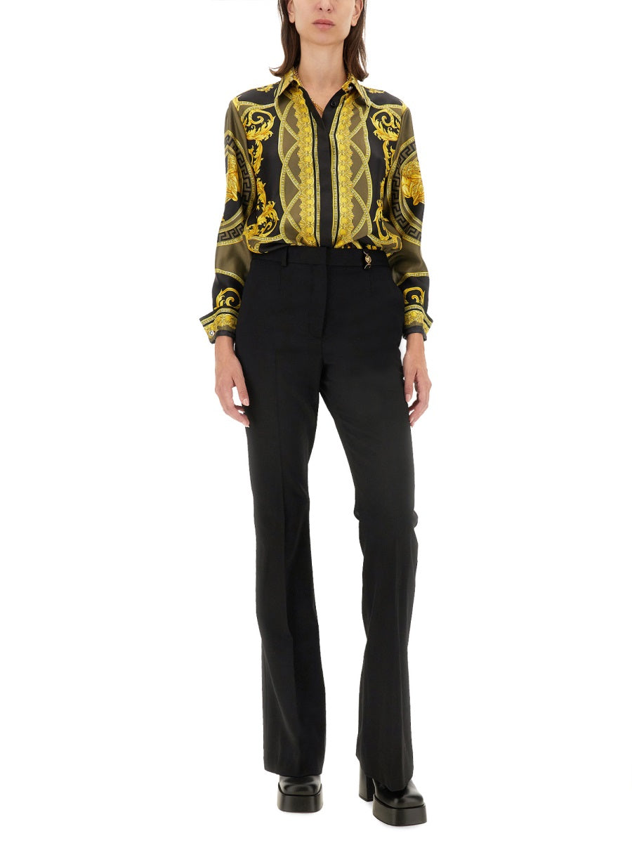 VERSACE Regular Fit Coupe Des Dieux Shirt - Size 40 IT