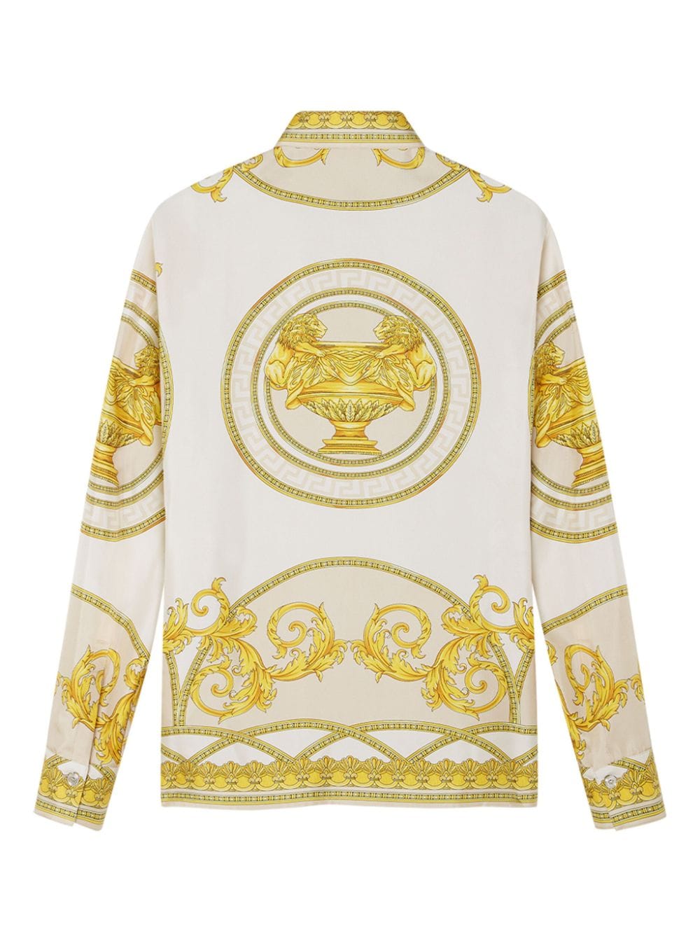 VERSACE Baroque Print Silk Shirt for Women