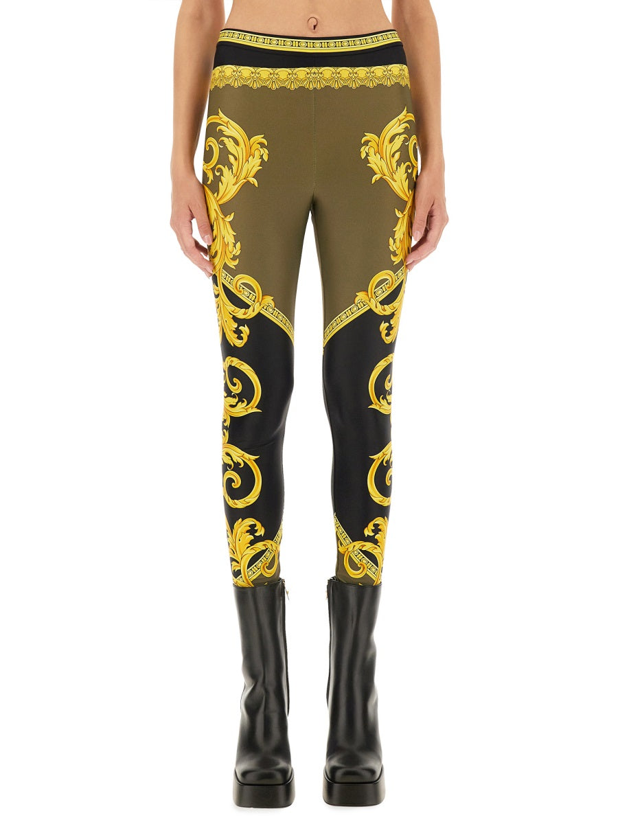 VERSACE Slim Fit Leggings Size 40 - Coupe des Dieux