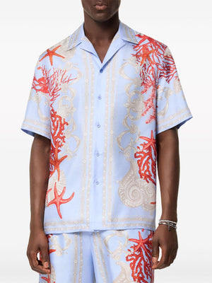 VERSACE Holiday Print Casual Shirt