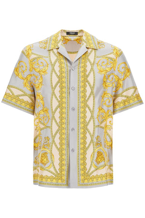 VERSACE Divine Allure Silk Bowling Shirt