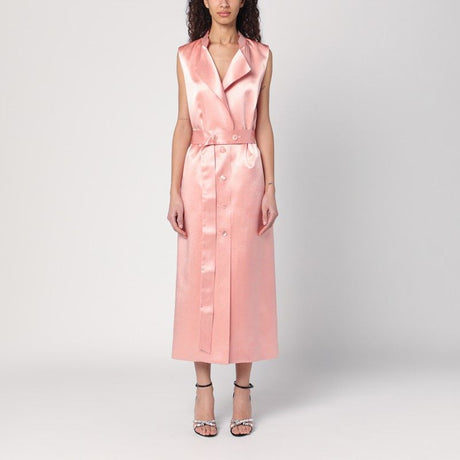 PHILOSOPHY DI LORENZO SERAFINI Sleeveless Midi Dress with Belt