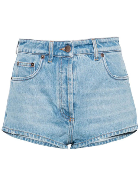 PRADA Men's Mini Denim Shorts for SS24