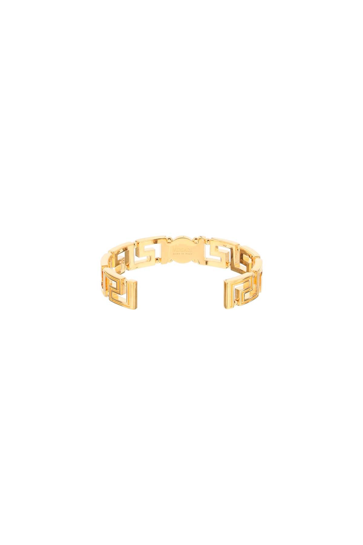 VERSACE Greek-inspired Gold Bracelet with Medusa Center