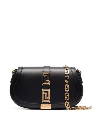 VERSACE Greek Goddess Leather Crossbody Bag