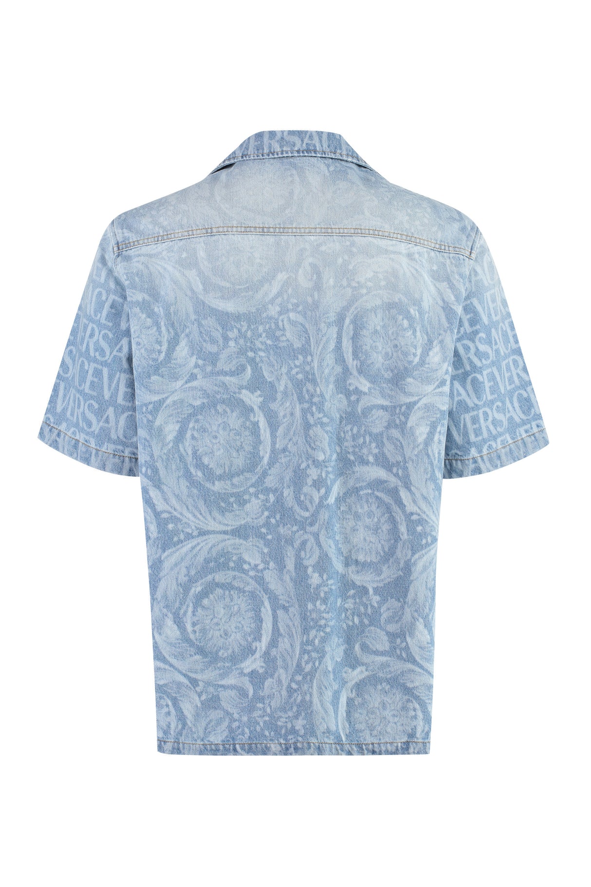 VERSACE Baroque Denim Shirt - FW23 Collection