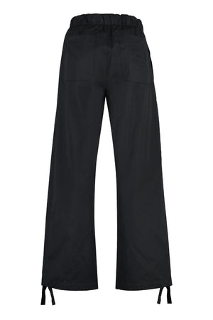 VERSACE Ultimate Men's Black Cotton Trousers for SS23