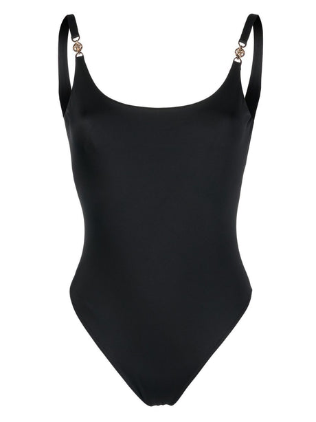 VERSACE Elegant Greek Chain One-Piece Swimwear for Women