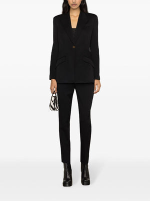 VERSACE Stretch Wool Fabric Jacket for Women