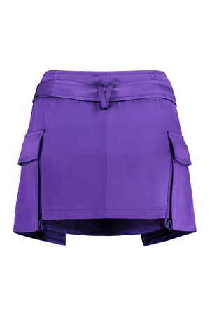 Purple Miniskirt for Women - Collection SS23