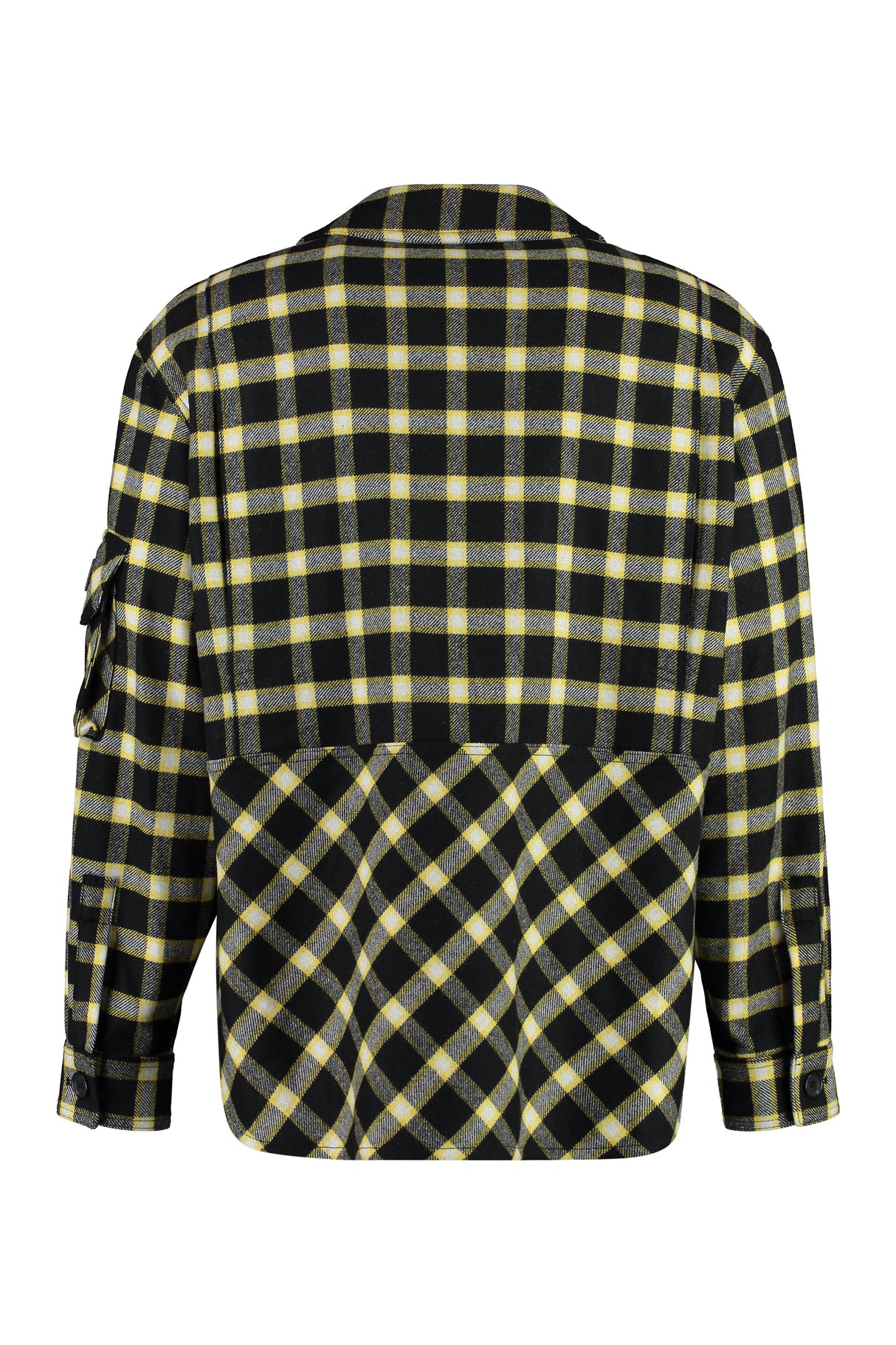 VERSACE Luxury Wool Blend Overshirt for Men - Black