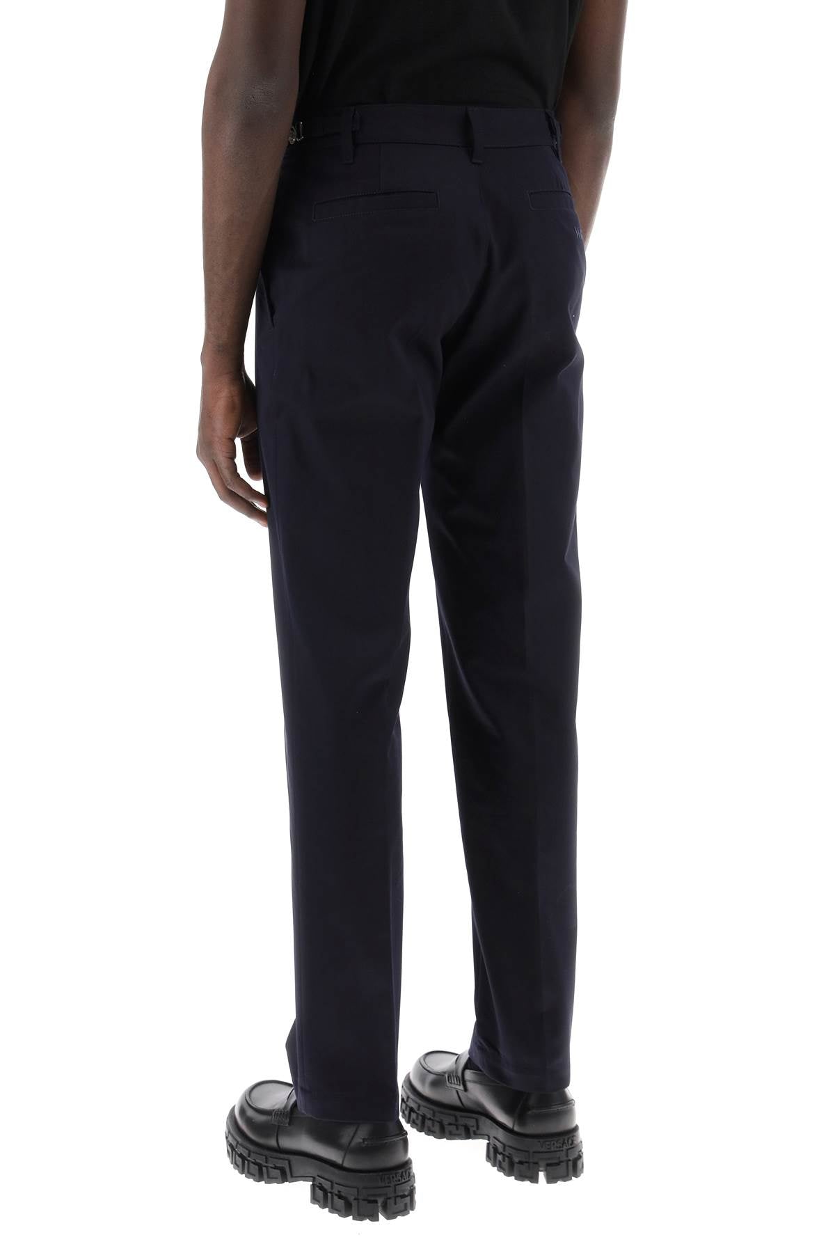 VERSACE Soft Fabric Gabardine Pants for Men - SS24 Collection