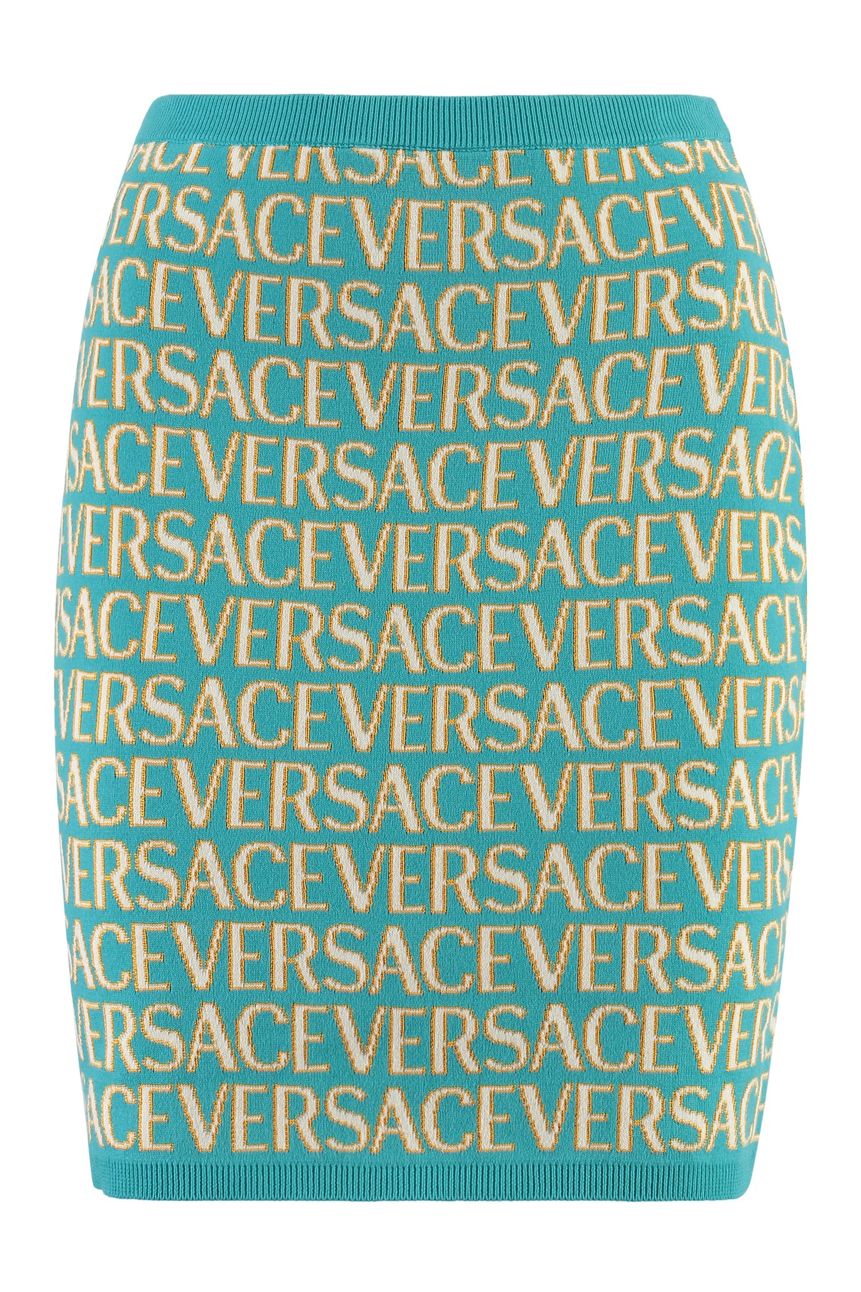 Versace 水龍頭針織迷你短裙 - FW23 女裝