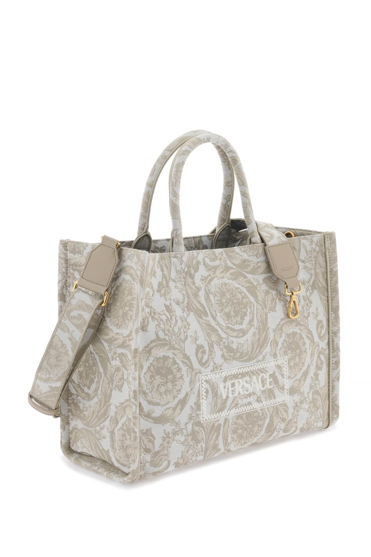 VERSACE Mini Baroque Tote Handbag