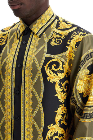 VERSACE Baroque Silk Shirt - Size IT 48