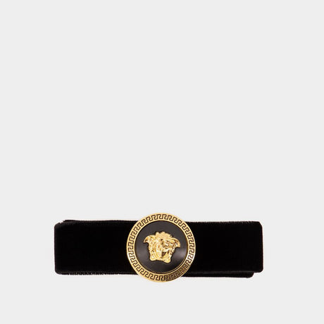 VERSACE Mini Velvet Ribbon Tassel Hair Clips