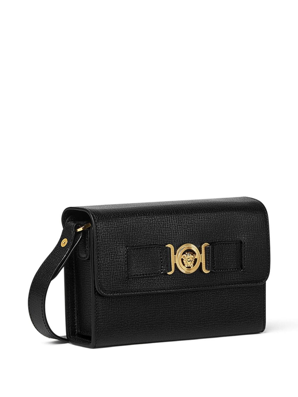 VERSACE Luxury Leather Clutch Bag with Medusa Motif