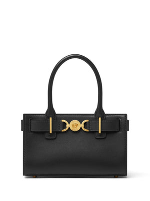 VERSACE Mini Leather Medusa Tote Handbag