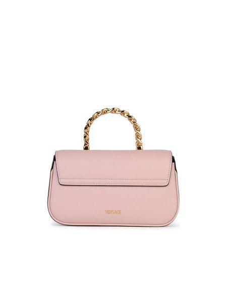 VERSACE Mini Medusa Icon Top Handle Bag in Dusty Rose