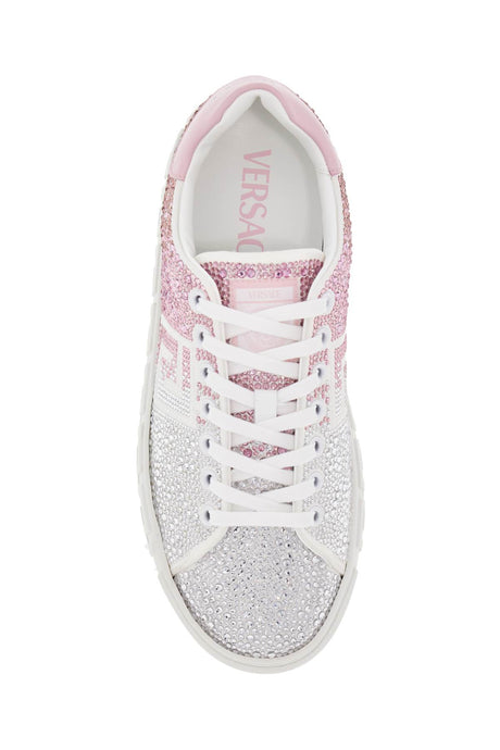 VERSACE Gradient Satin Sneaker for Women