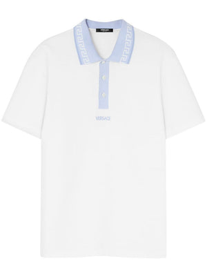 VERSACE Luxurious Embroidered Polo for Men in FW24 Season